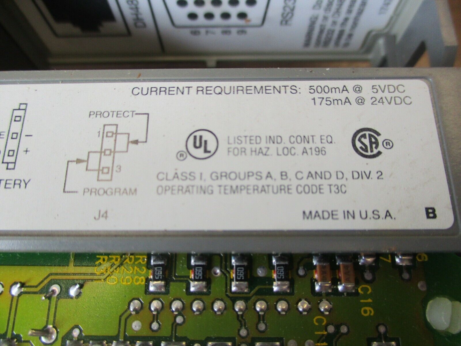 Allen-Bradley SLC 500 Processor Unit 1747-L532 Ser. B FAC: 1M Proc. Rev.: 2 Used