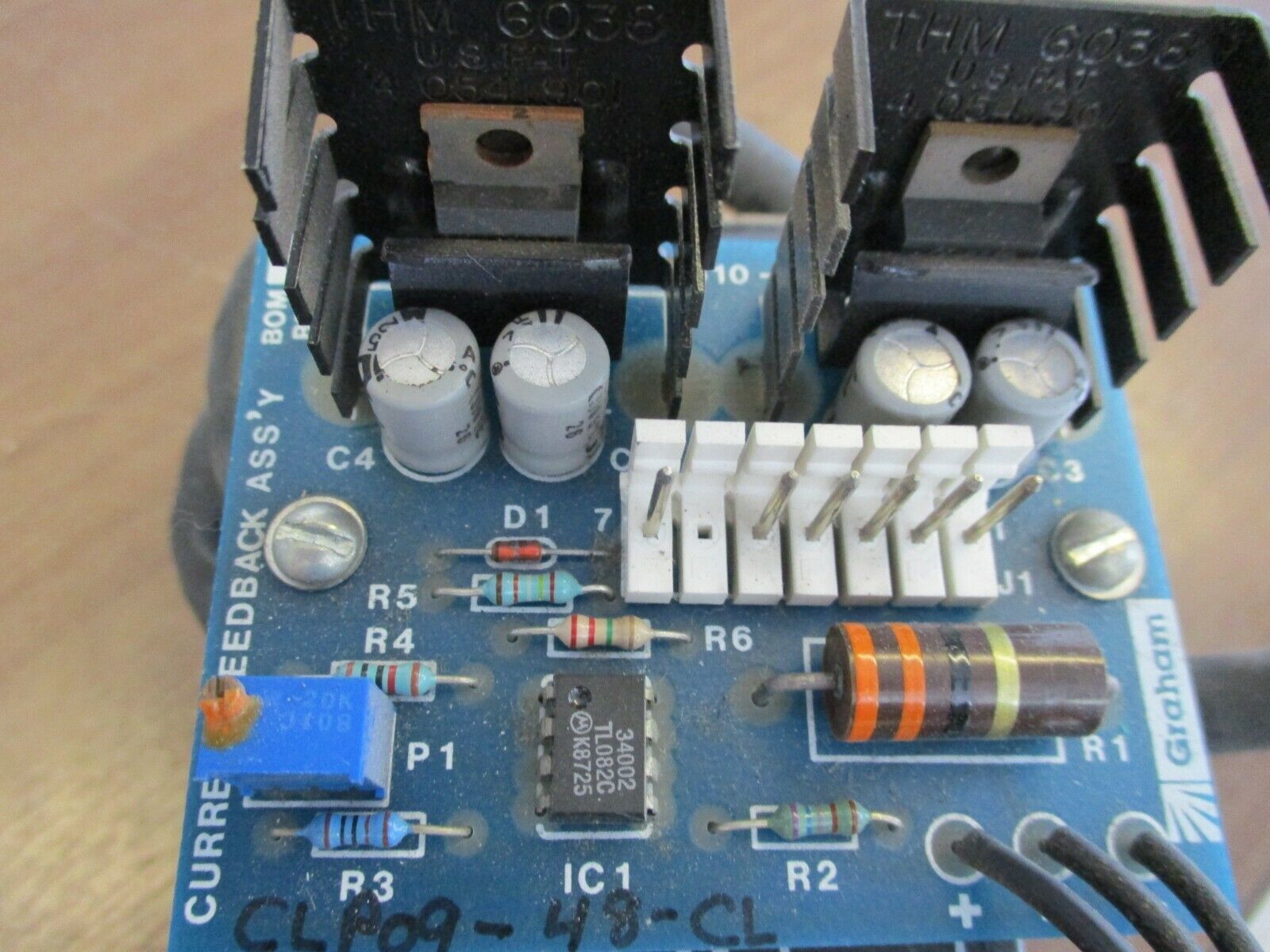 Graham Current Feedback Assembly 02-7610-06 Rev. B Used