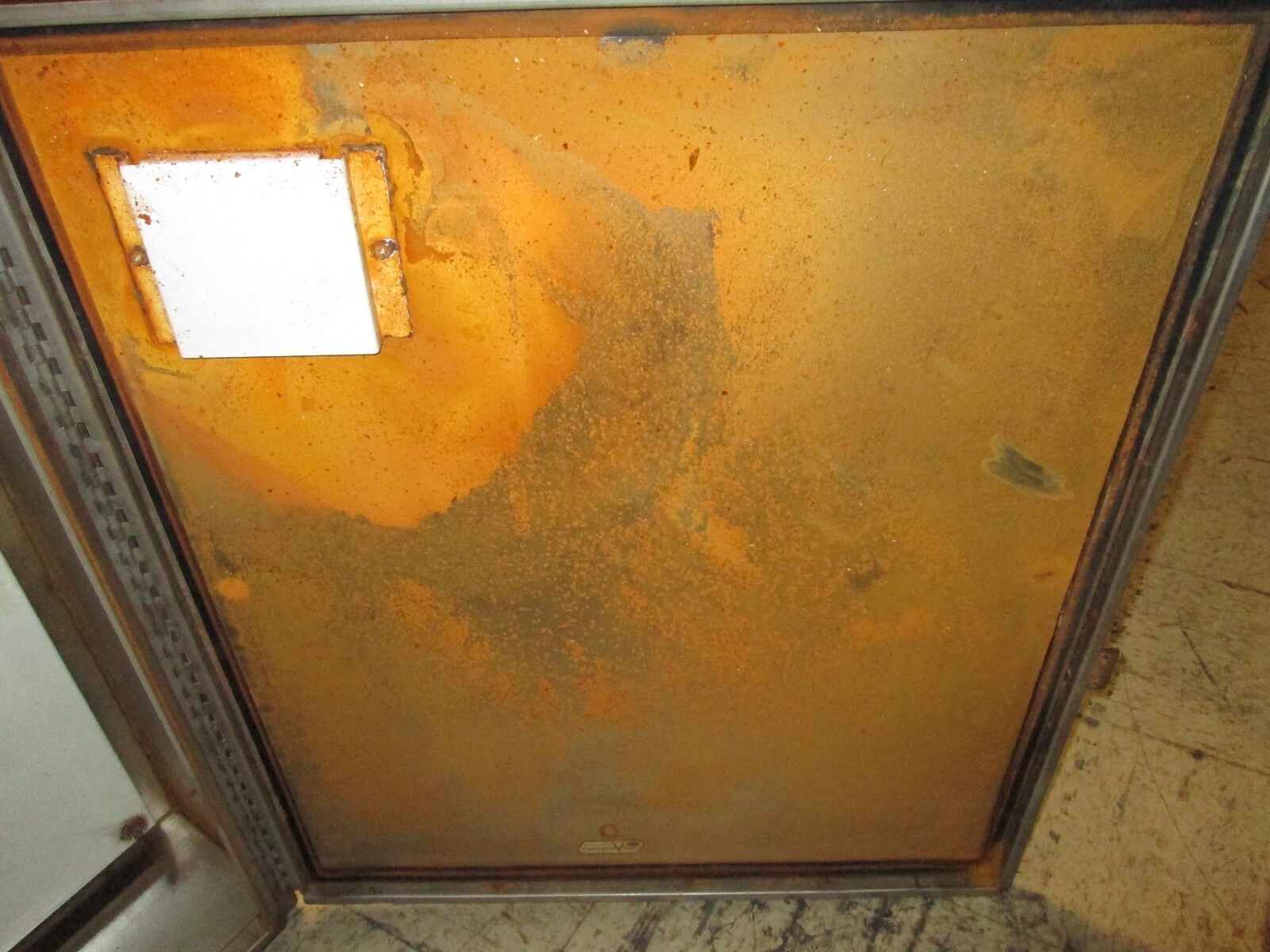 Austin Co. Stainless Steel Enclosure Size 36x30x8" w/ Back Plate Used