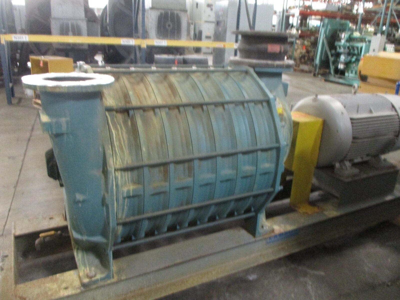 Gardner Denver Centrifugal Blower RGFFZ 200HP Motor 3600RPM 460V 447TS Frame