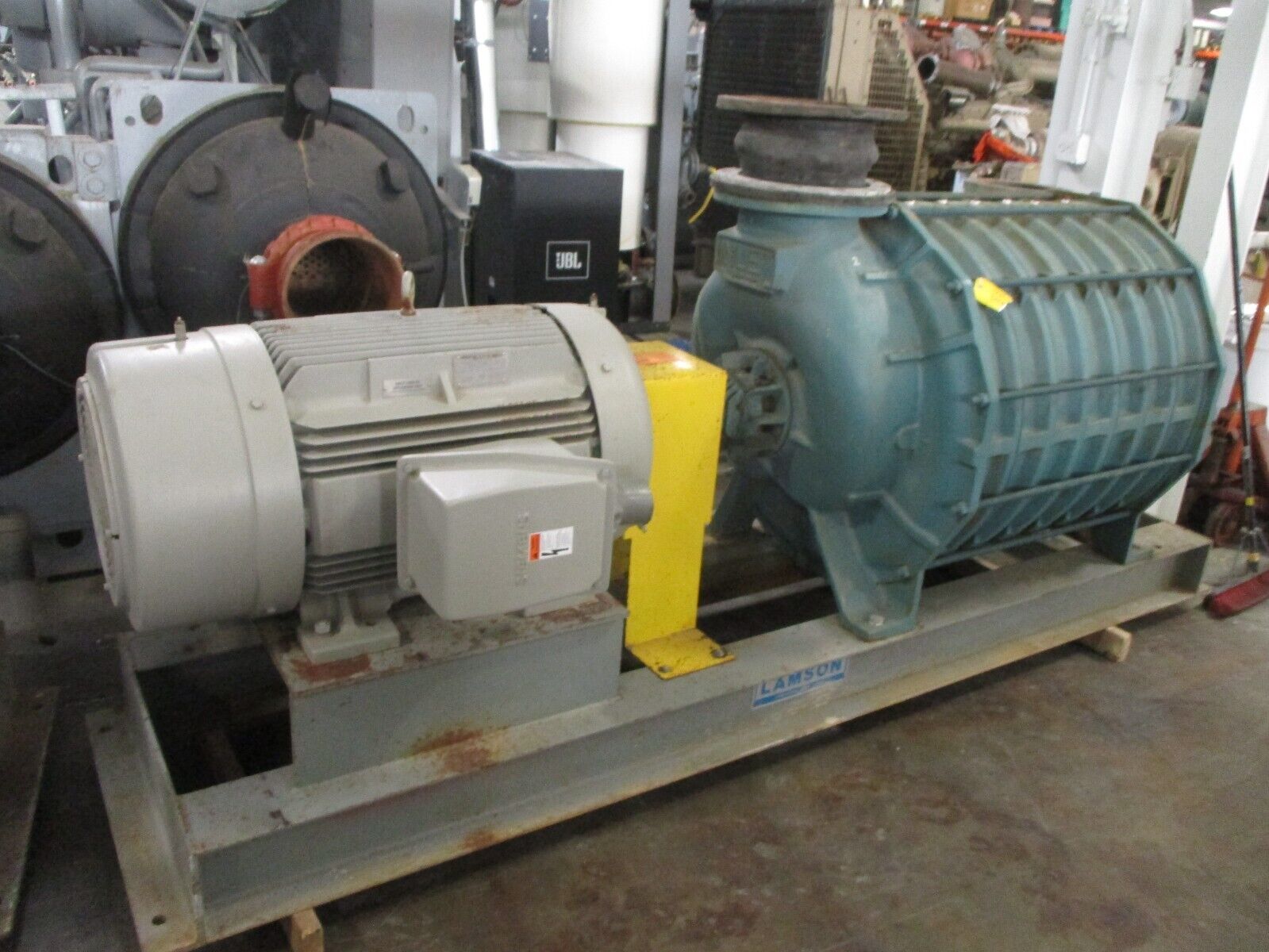 Gardner Denver Centrifugal Blower RGFFZ 200HP Motor 3600RPM 460V 447TS Frame