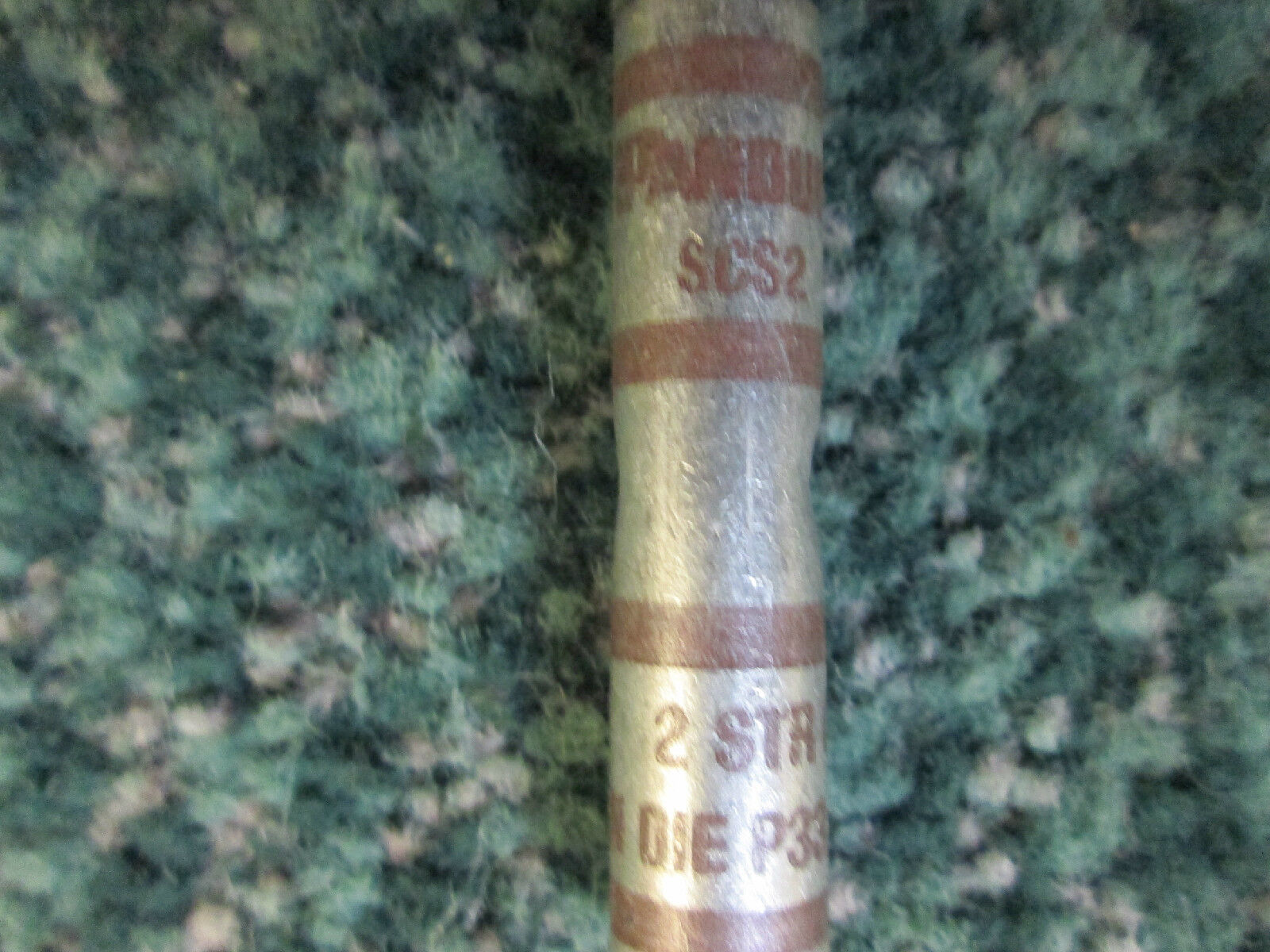 Panduit Crimp Connector, Brown Die P33, 2 STR,SCS 2 New Surplus