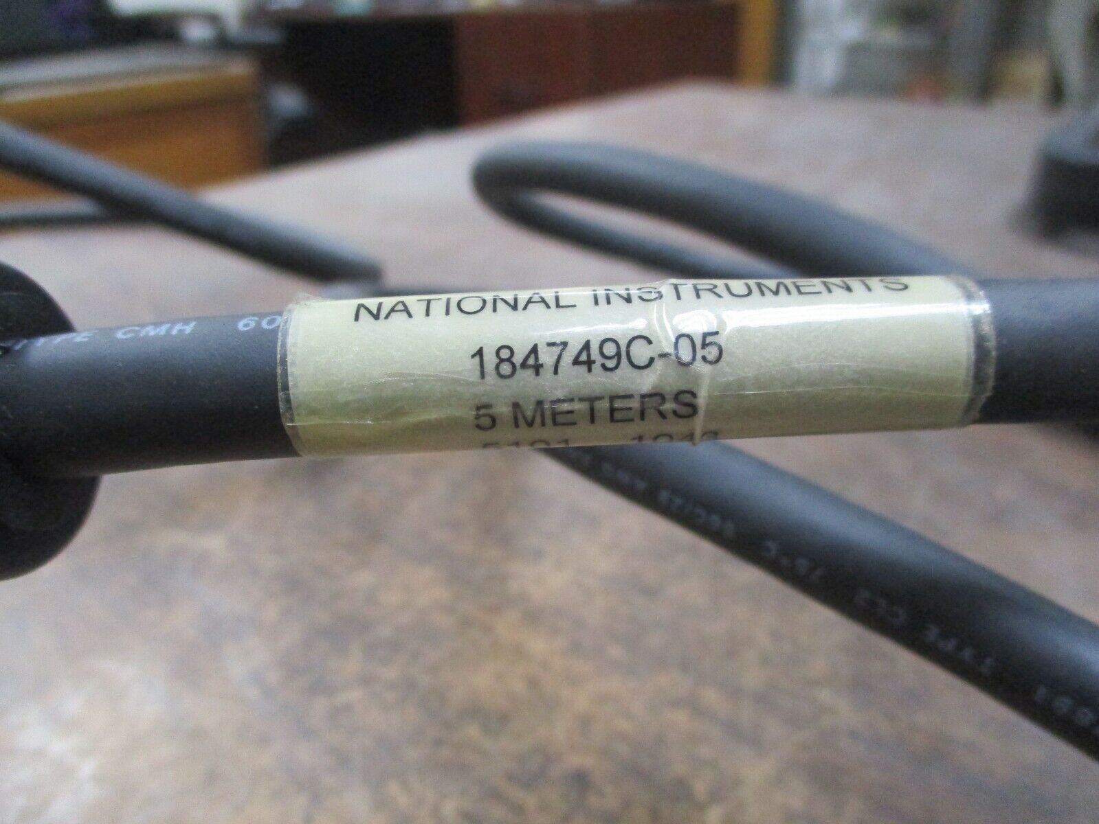 National Instruments NI DAQ Shielded Cable 184749C-05 Length: 5 Meters Used