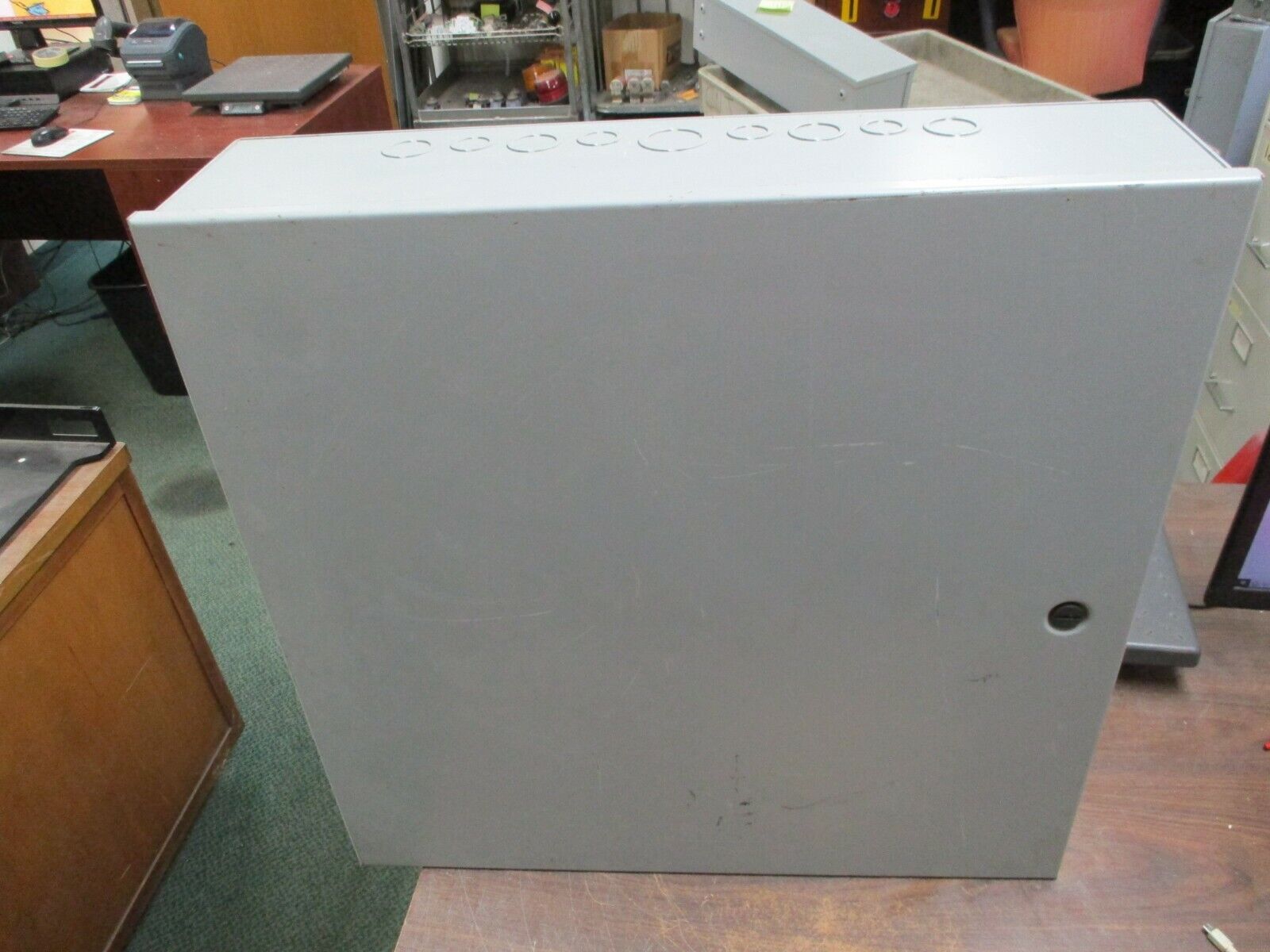 Hoffman Type 1 Enclosure A-HE24X24X6 Size:24x24x6" *Some Shelf Wear* New Surplus