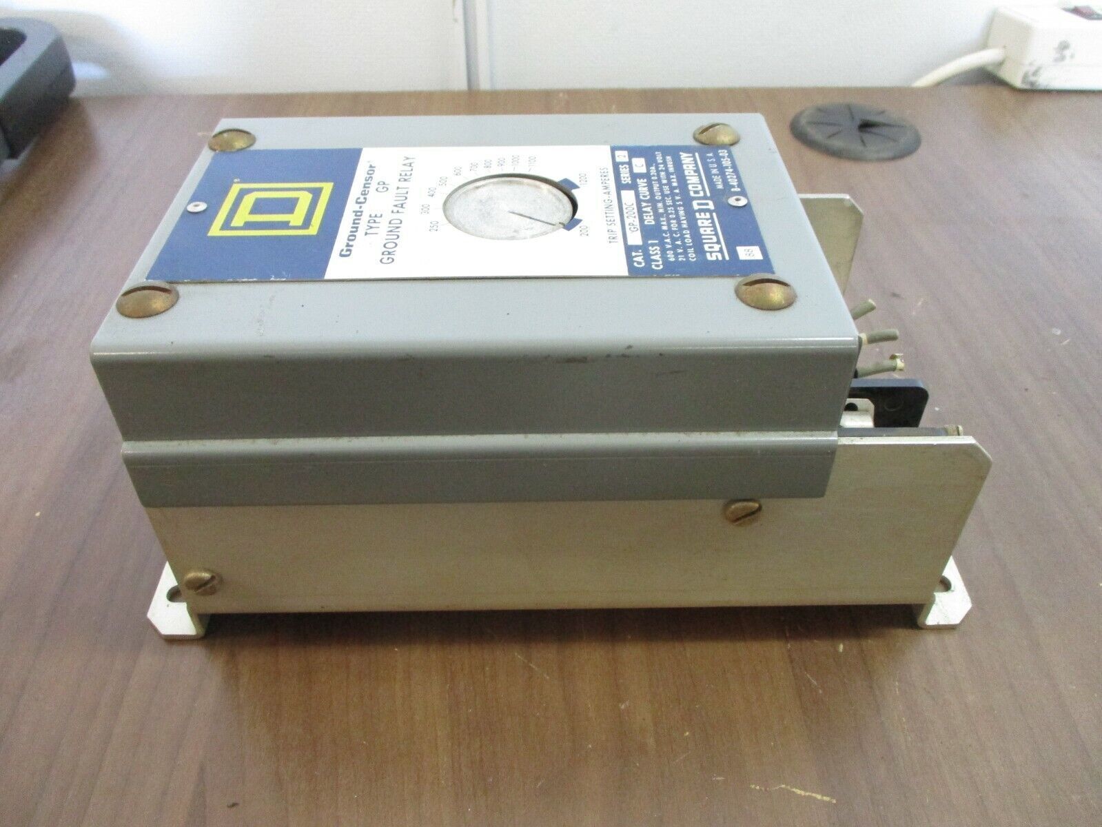 Square D Ground-Censor Ground Fault Relay GP-200C 200-1200A Trip Used