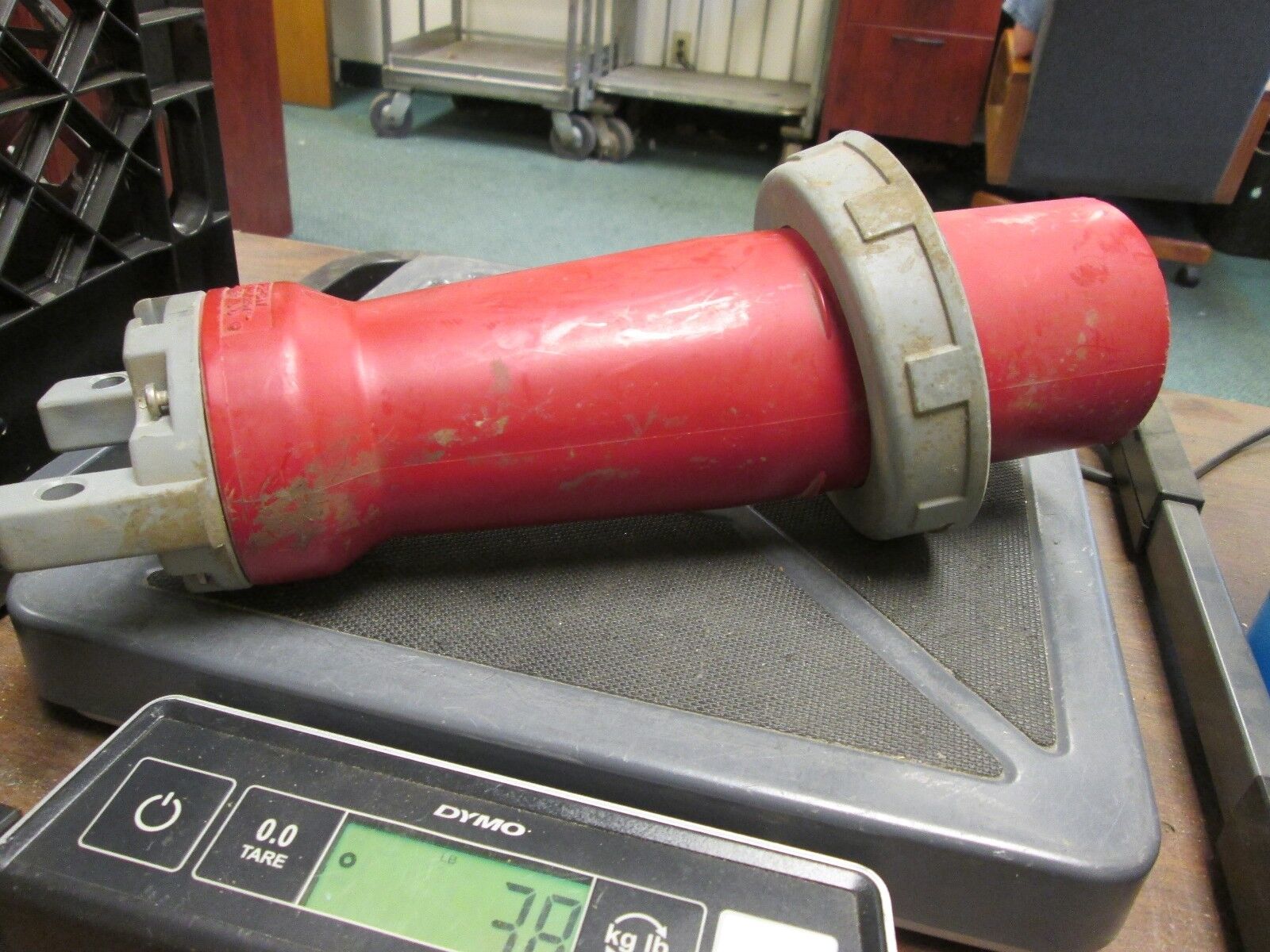 Hubbell Plug 5125P6W 125A 220/380VAC 3P 5W Watertight *Missing Clamp* Used