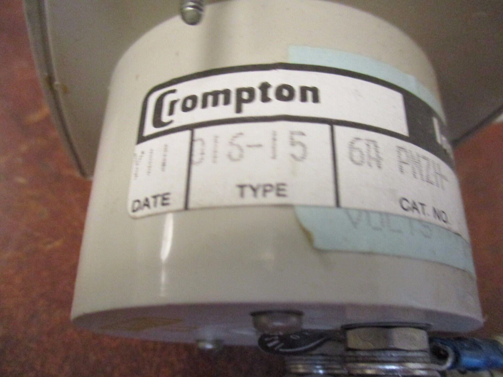Crompton Hour Meter 6A PNZH 120V Used