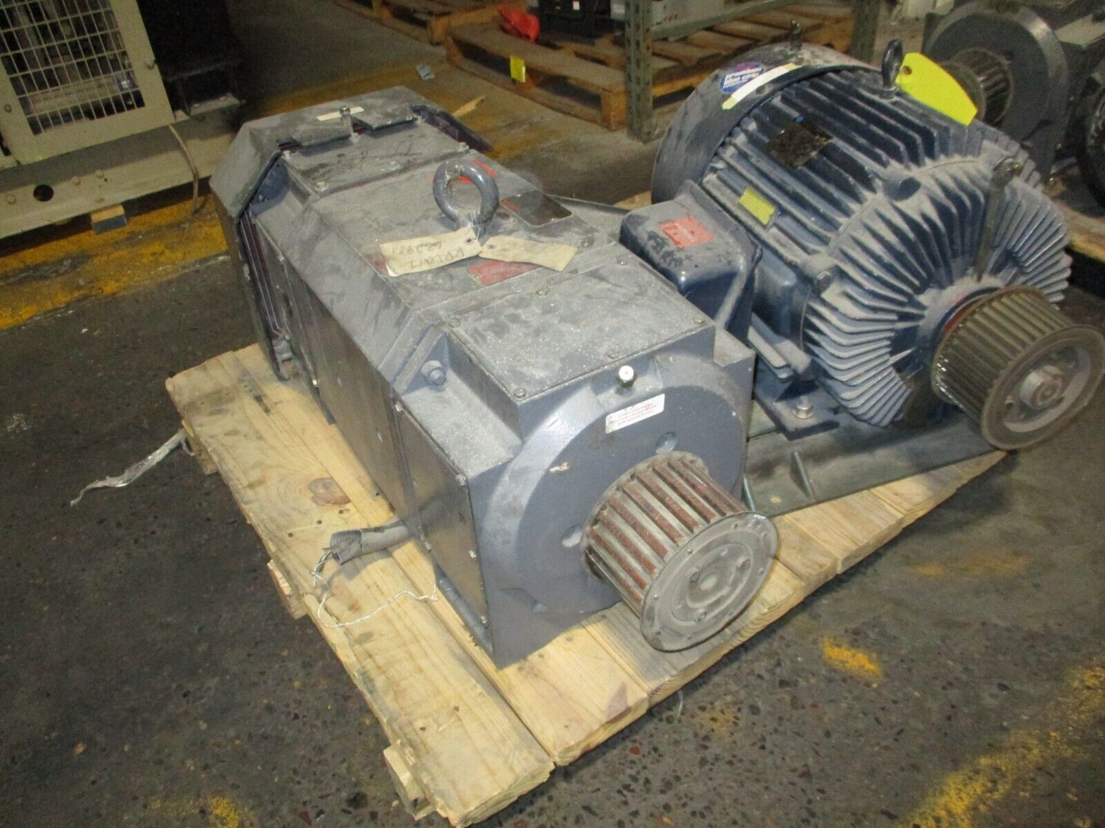 Reliance DC Motor 40HP 1800 500V 65A Used