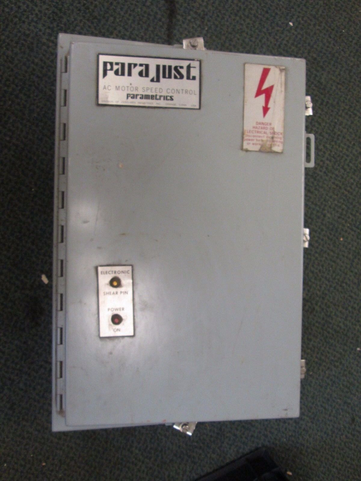 Parajust AC Motor Speed Controller 601134 1HP 460V Used