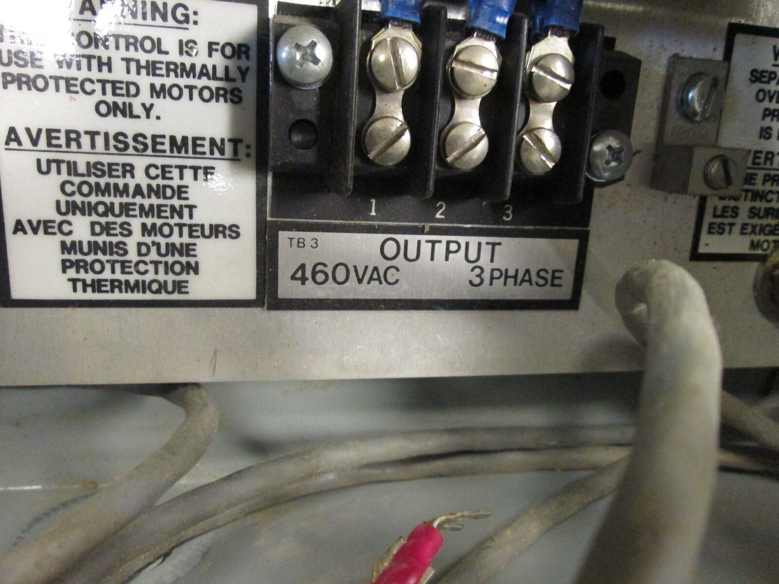 Parajust AC Motor Speed Controller 601134 1HP 460V Used