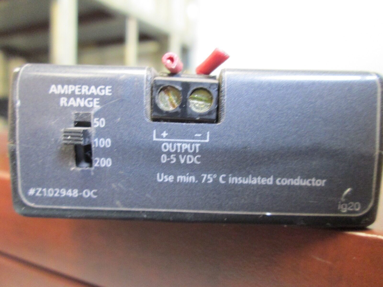 Hawkeye 722HC Current Sensor Z102948-OC 50-200A Range Used