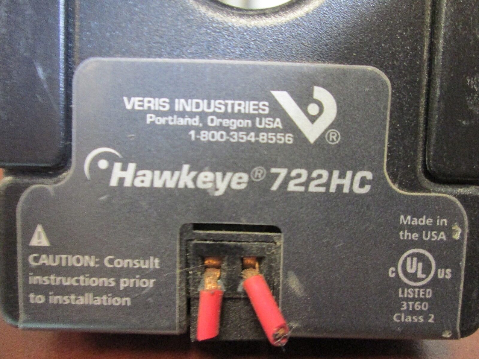 Hawkeye 722HC Current Sensor Z102948-OC 50-200A Range Used