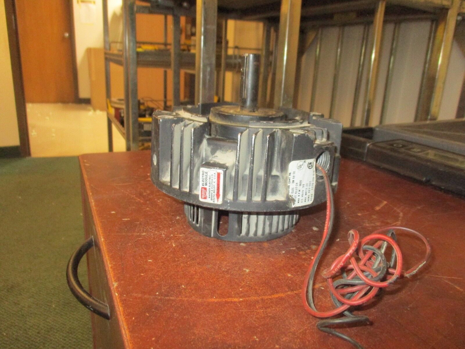 Warner Electric Input Clutch EM 50-30 90VDC 3600RPM 20W Used
