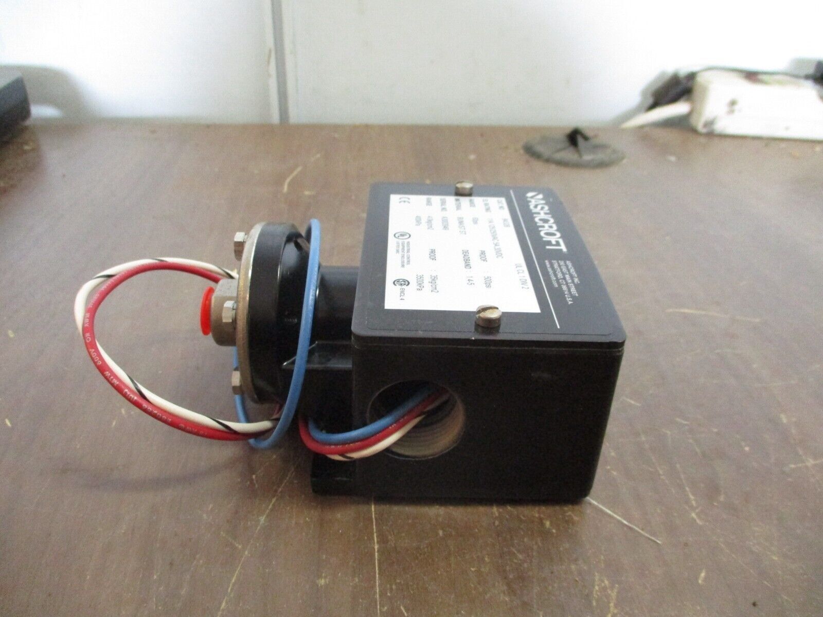 Ashcroft Pressure Switch B432B Range: 60PSI 11A @ 125/250VAC 5A @ 30VDC