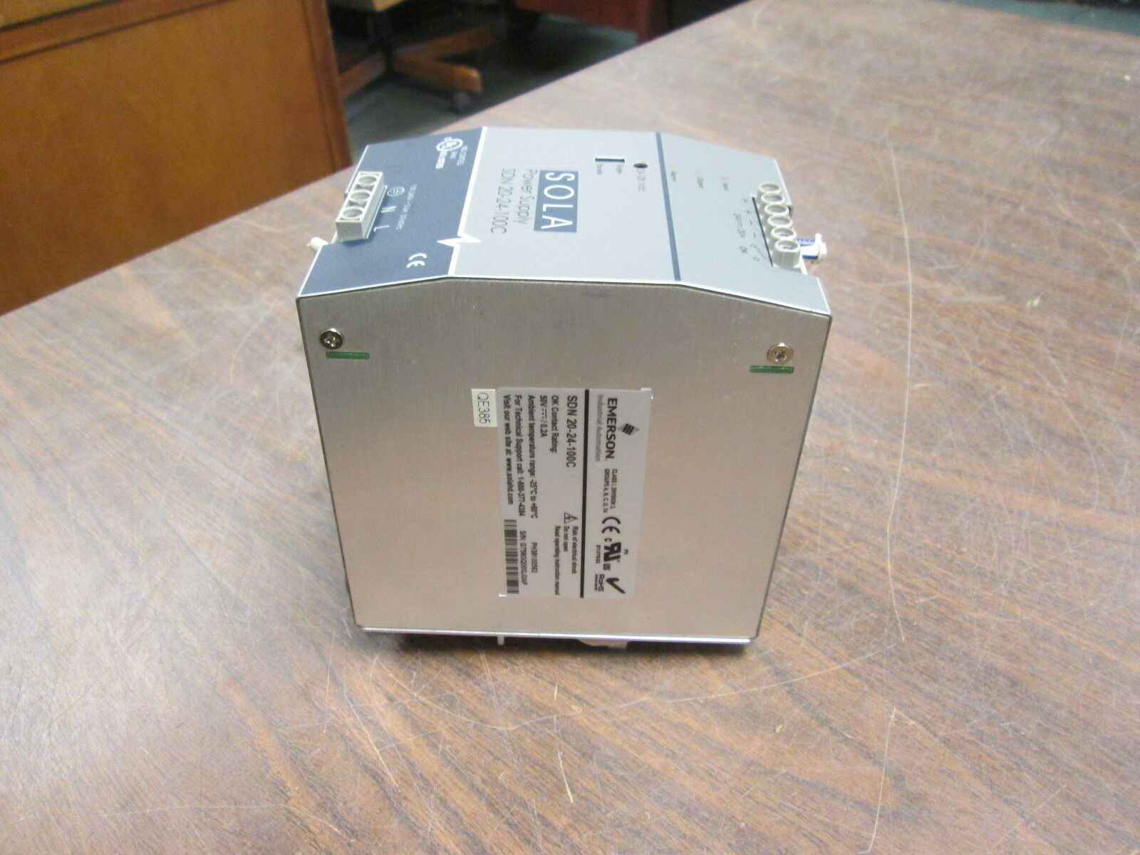 Sola Power Supply SDN 20-24-100C Input: 100-240V 5.6A 50/60Hz Used