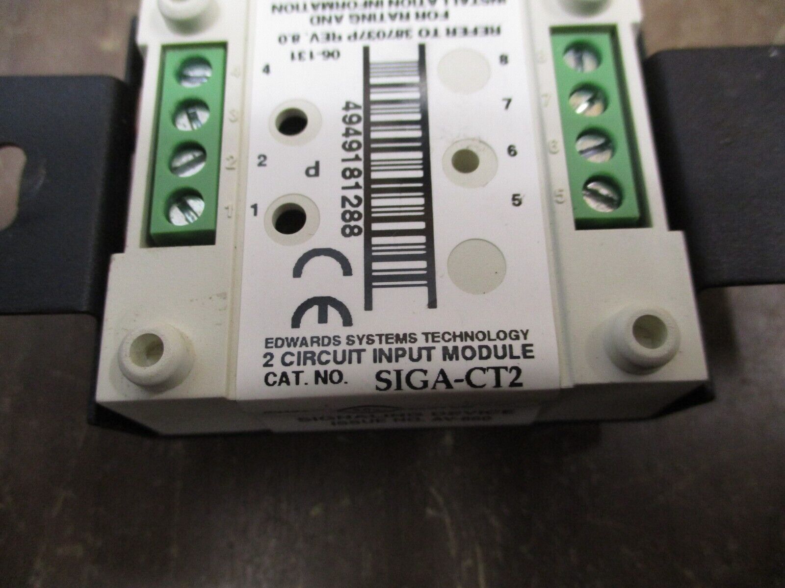 Edwards 2-Circuit Input Module SIGA-CT2 Used