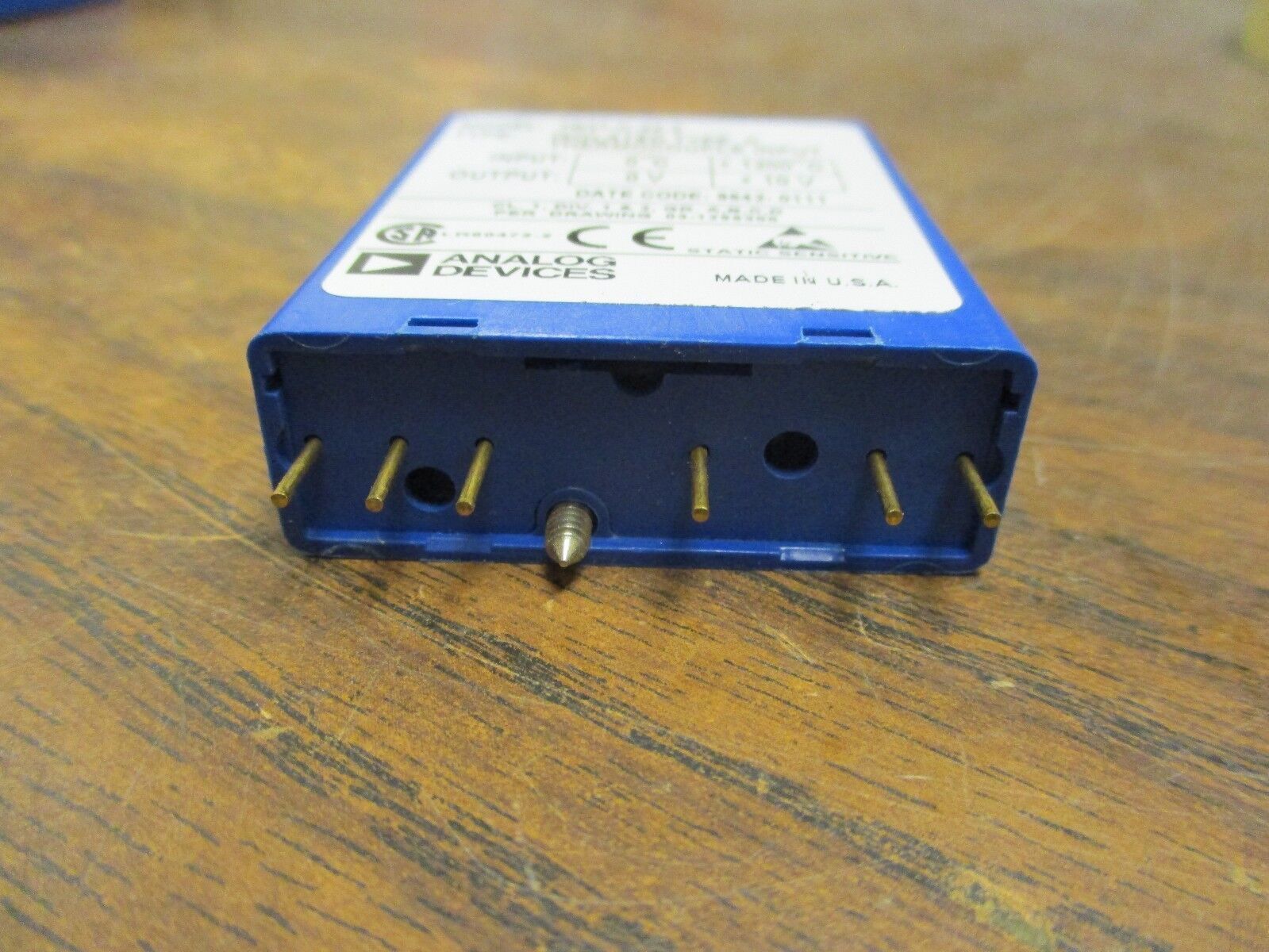 Analog Devices Isolated Type K Thermocouple Input Module 7B37-K-22-2 Used