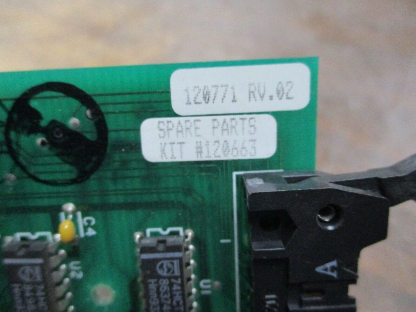 Allen-Bradley Drive Interface Board 120771 RV. 02 Used