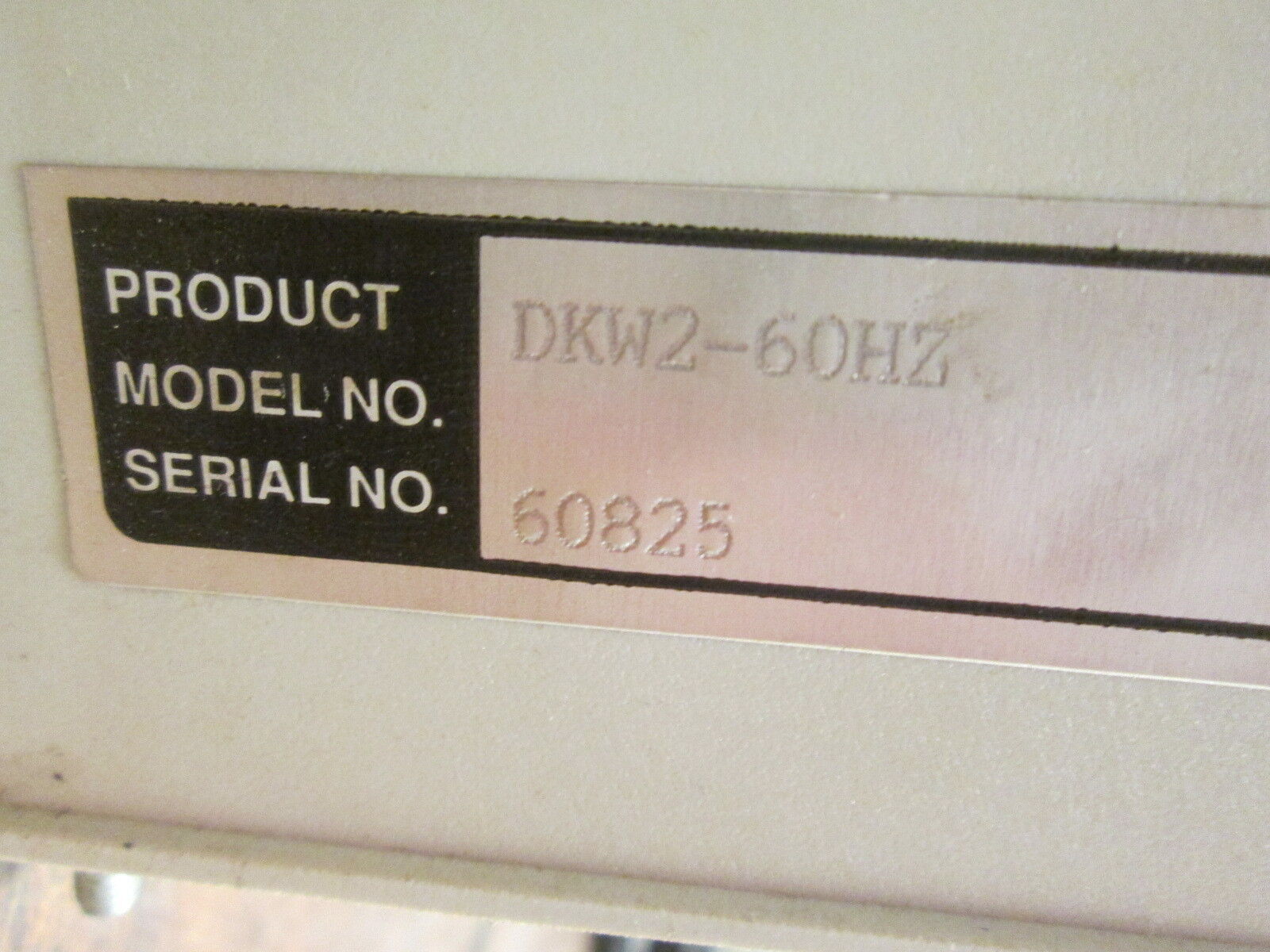 Dry-Kut Load Contol Panel DKW2-60Hz *No Cover* Used