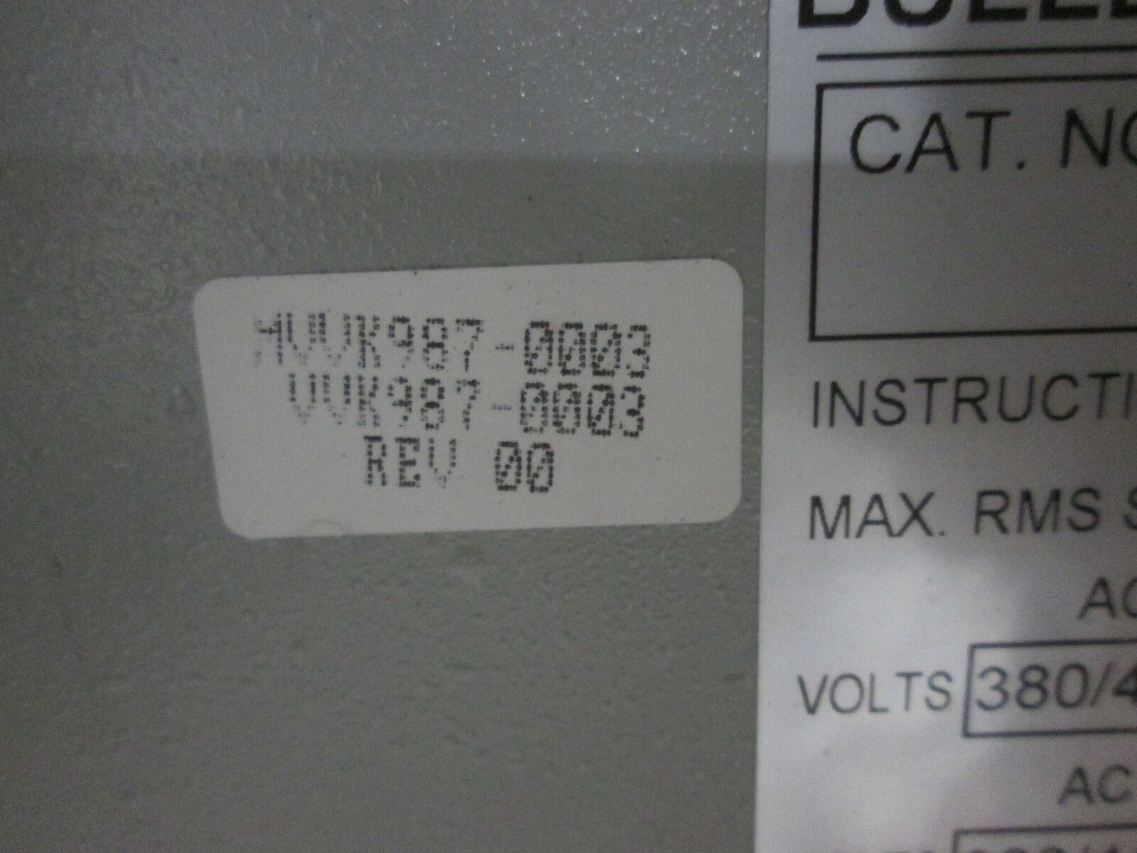 Allen-Bradley 1395 DC Drive 1395-B80N-E1-P30 250HP Used