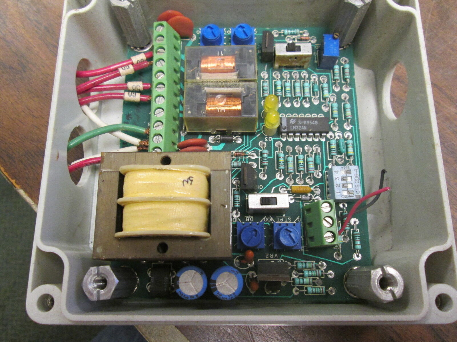 Misc. Brand Power Supply PCB 46C4R1101-B w/ Enclosure Used