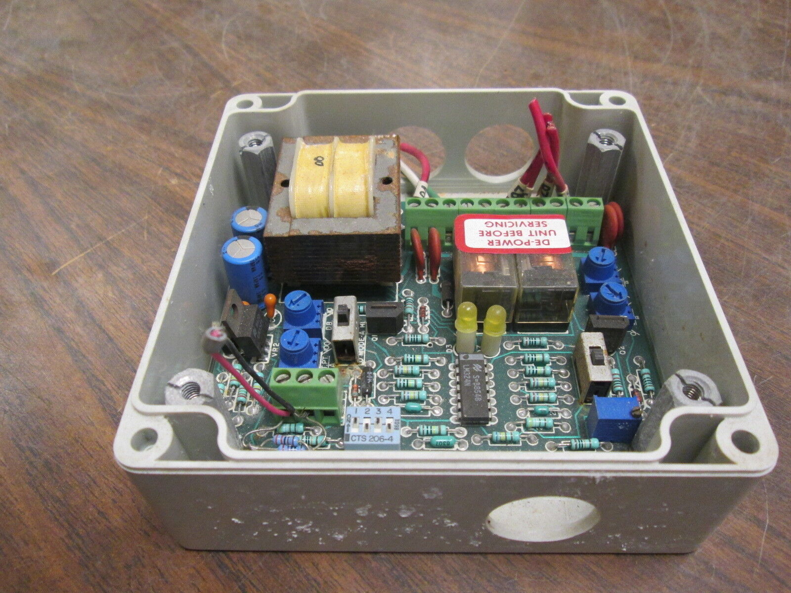 Misc. Brand Power Supply PCB 46C4R1101-B w/ Enclosure *No Cover* Used