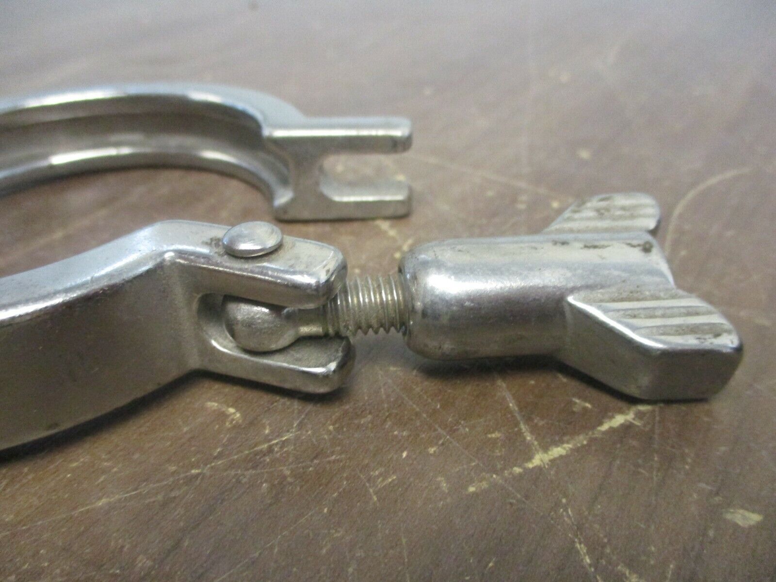 Misc. Brand Stainless Steel Sanitary Clamp Size: 2.5" Used