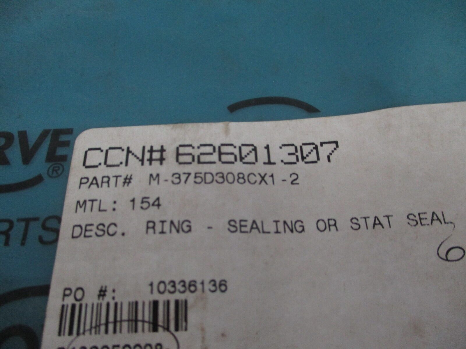 Flowserve Sealing Ring M-375D308CX1-2 New Surplus