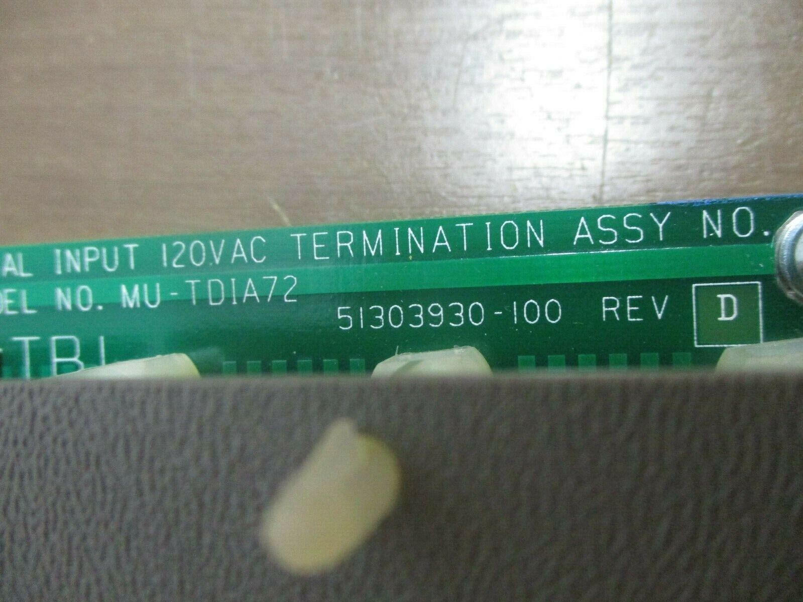 Honeywell Digital Input Termination Module 51303930-100 Rev. D Model#: MU-TDIA72
