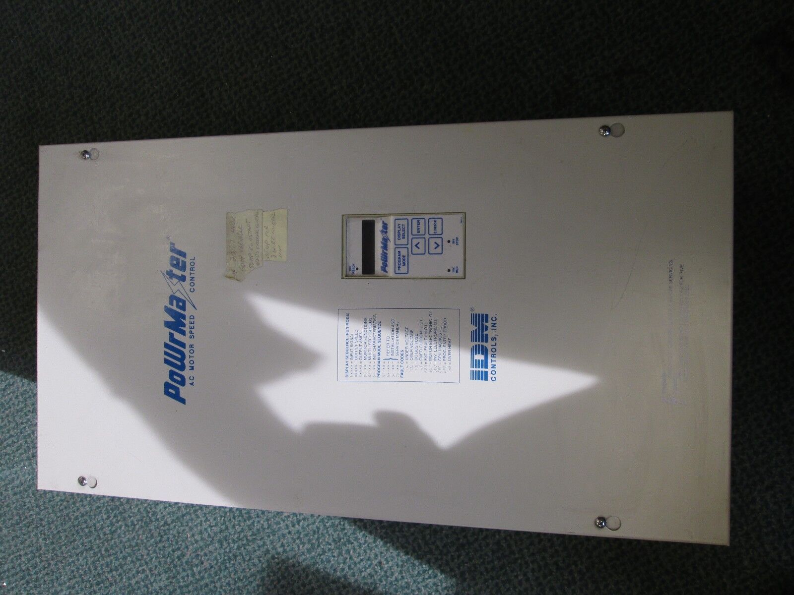 PowrMaster AC Drive CIMR-G3U4037 60HP Used