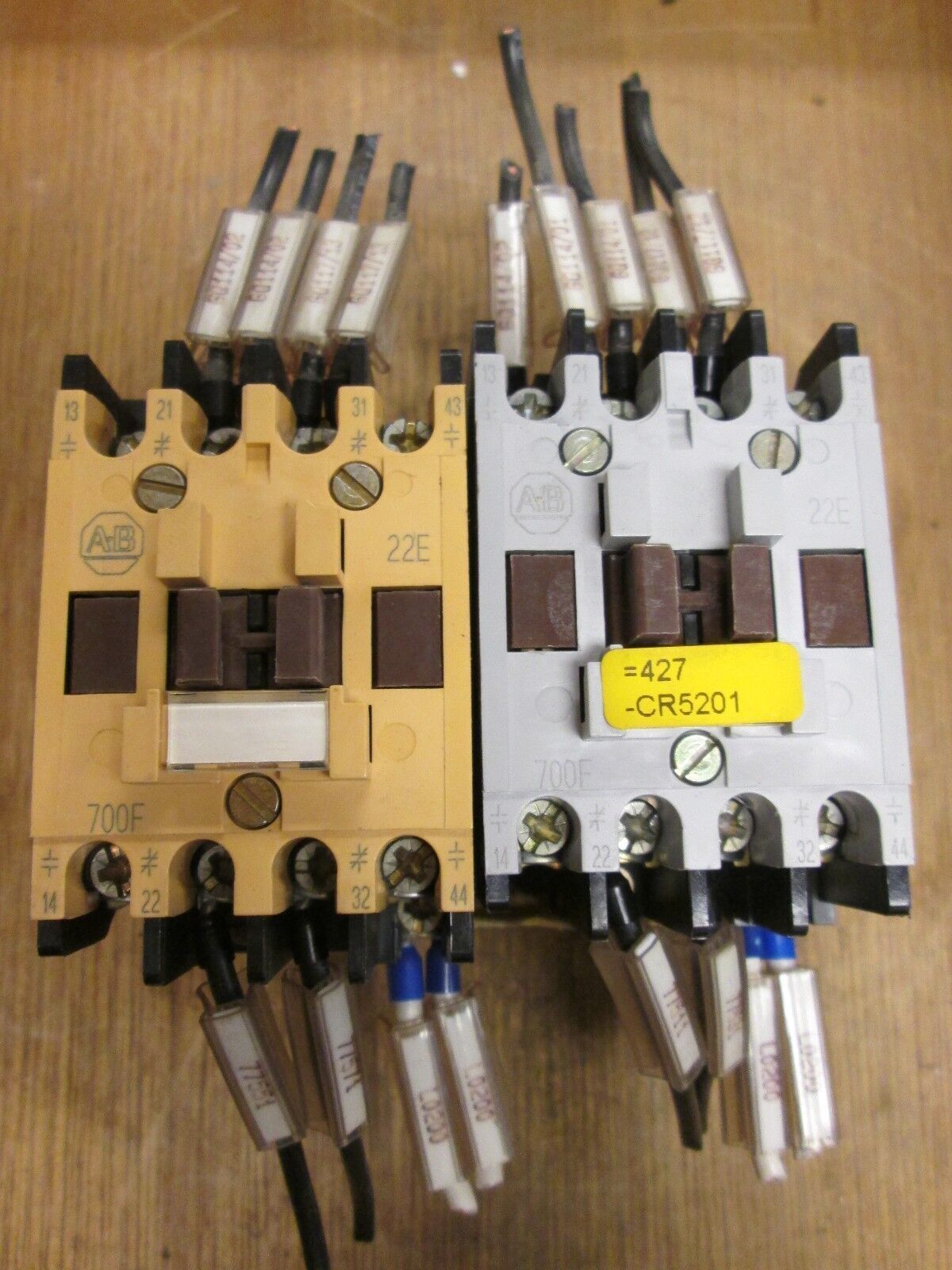 Allen-Bradley Contactor 700-F220A1 120V Coil Lot of 2 Used