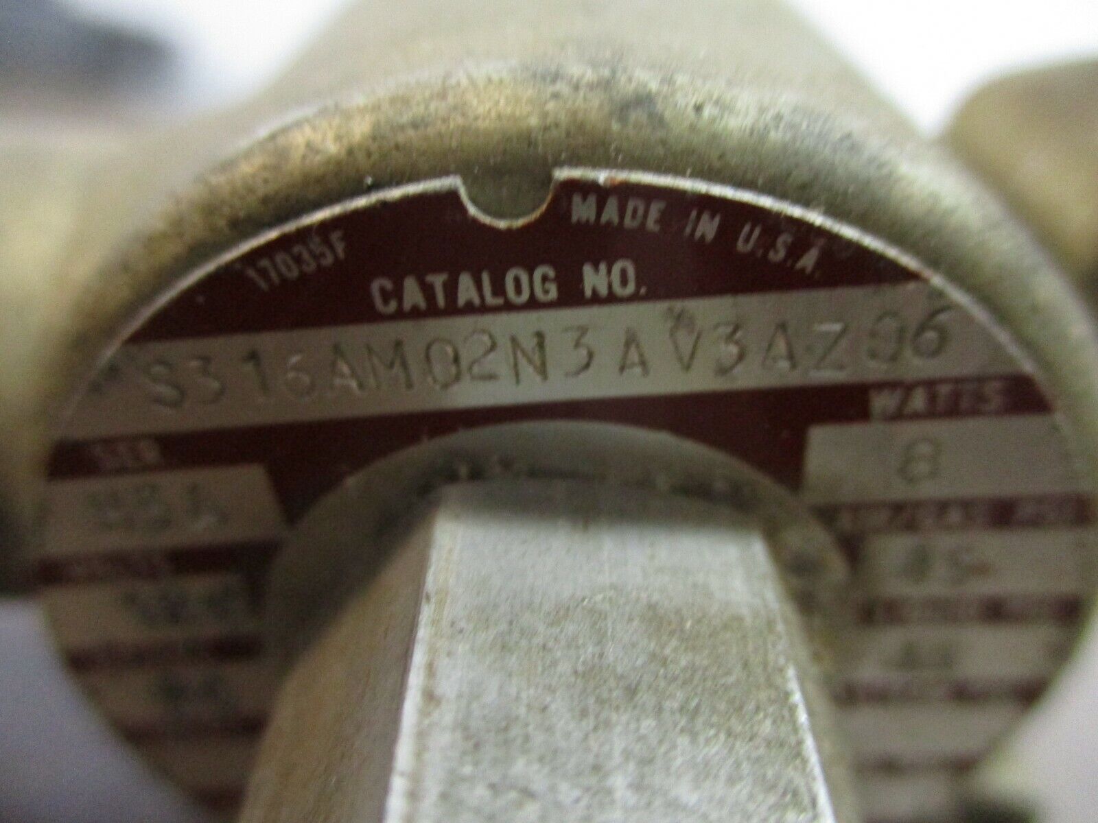 ITT Solenoid Valve S316AM02N3AV3AZ06 120V 60Hz 8W Used