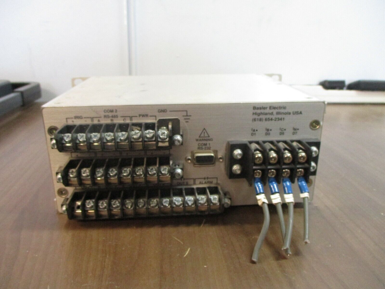 Basler BE1-851 Overcurrent Relay H5N3H0 24VDC Sensing Input Range: 5A Ph, 5A N