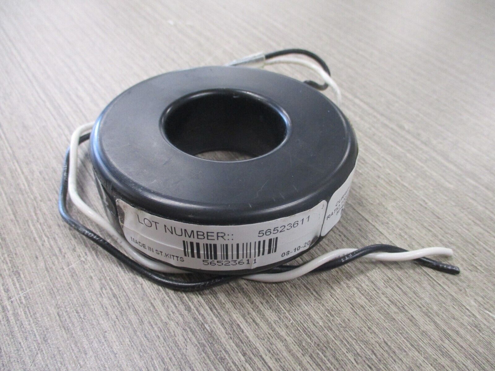 TE Connectivity Current Transformer 5RL-102-1-TL96 Model 554816P1 600V Used
