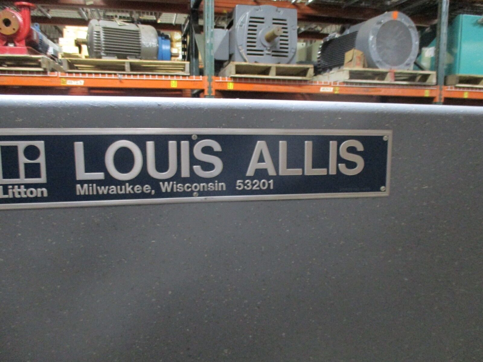 Louis Allis AC Motor JTA 350HP 1800RPM 2300V 84A 60Hz WPII/WP2 Frame New Surplus