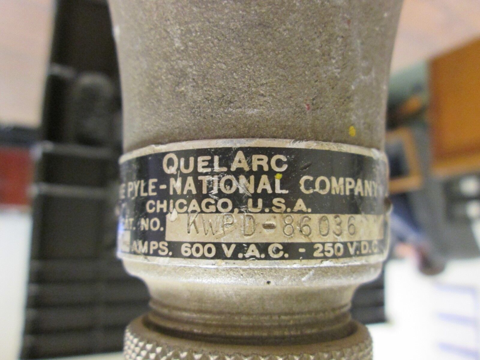 Pyle-National Plug KWPD-86036 60A 600V 3P Used