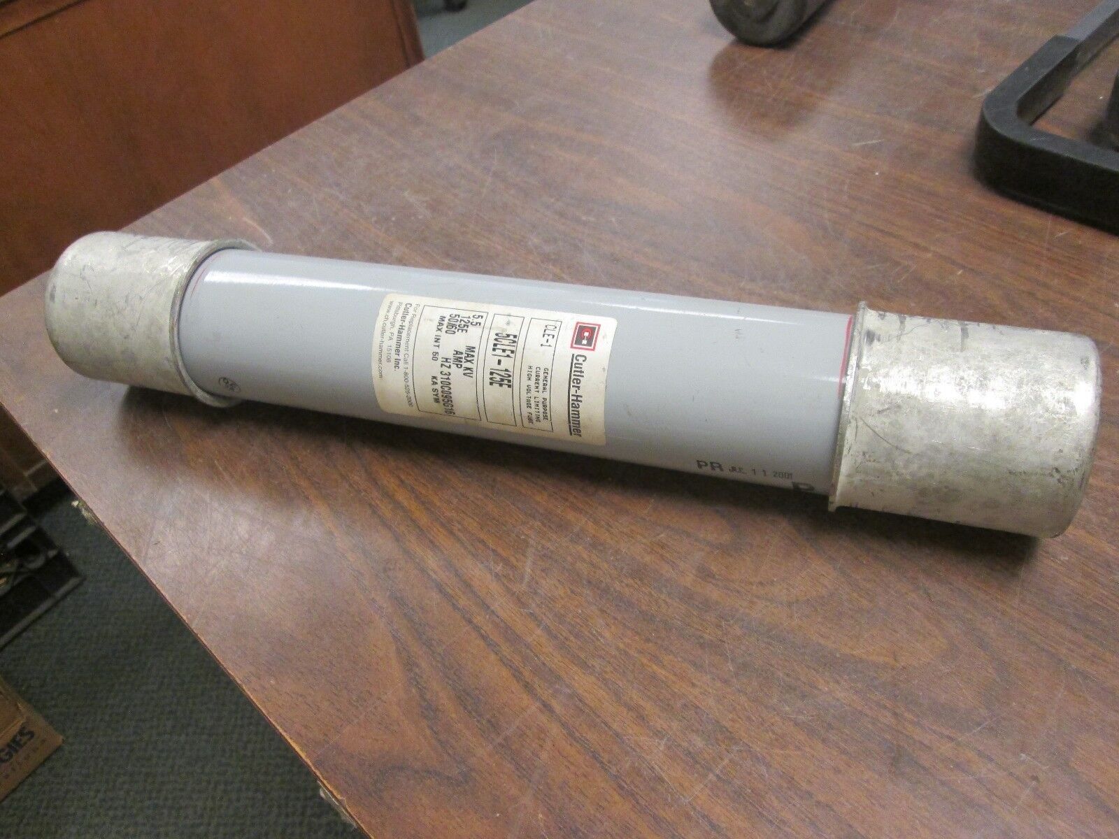 Cutler-Hammer CLE-1 Fuse 5CLE1-125E 5.5KV 125E Used