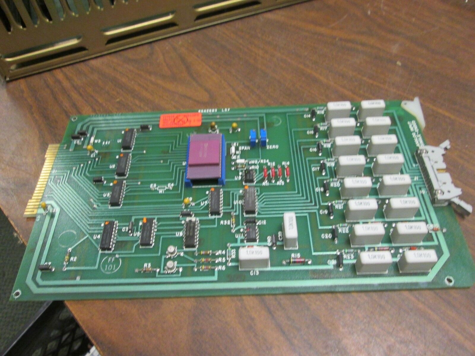 Fisher Rosemount PLC Rack w/ Cards CP6601X1-CA3 Used