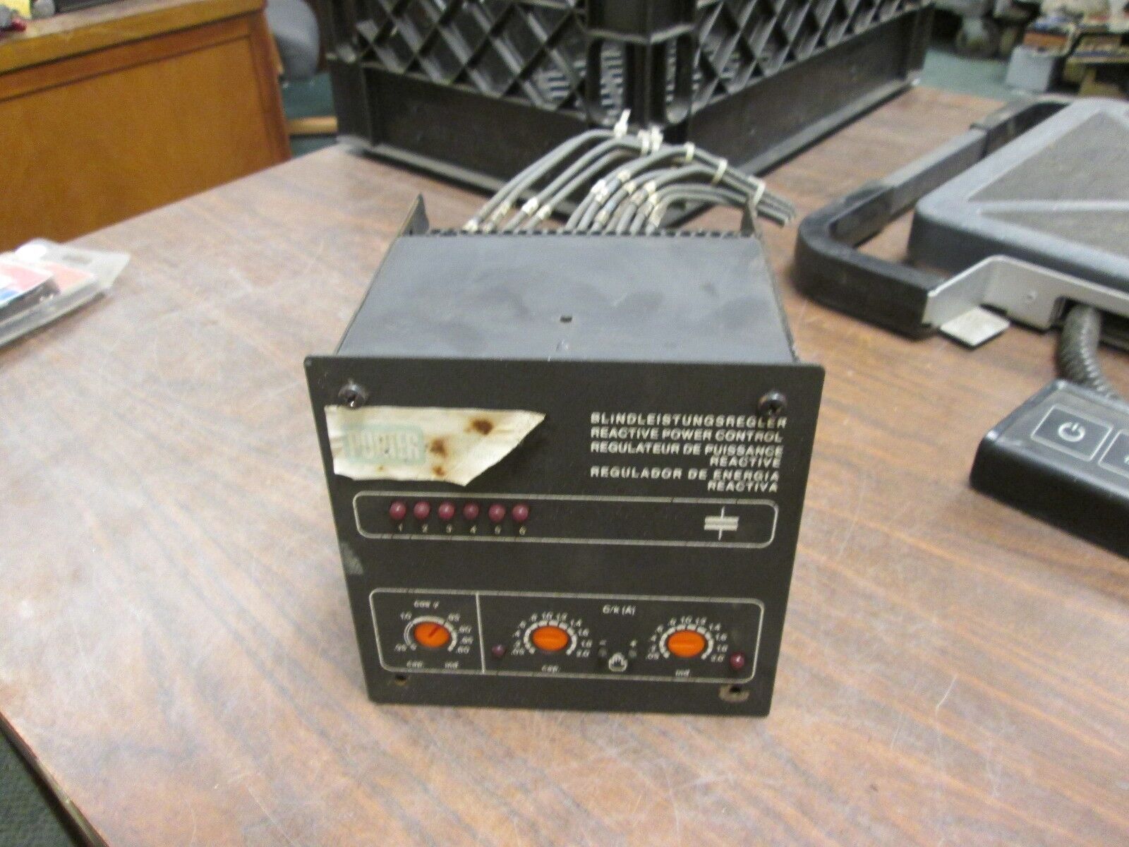 Porter Reactive Power Control Relay M539.6 250V 7.5A 1800VA Used