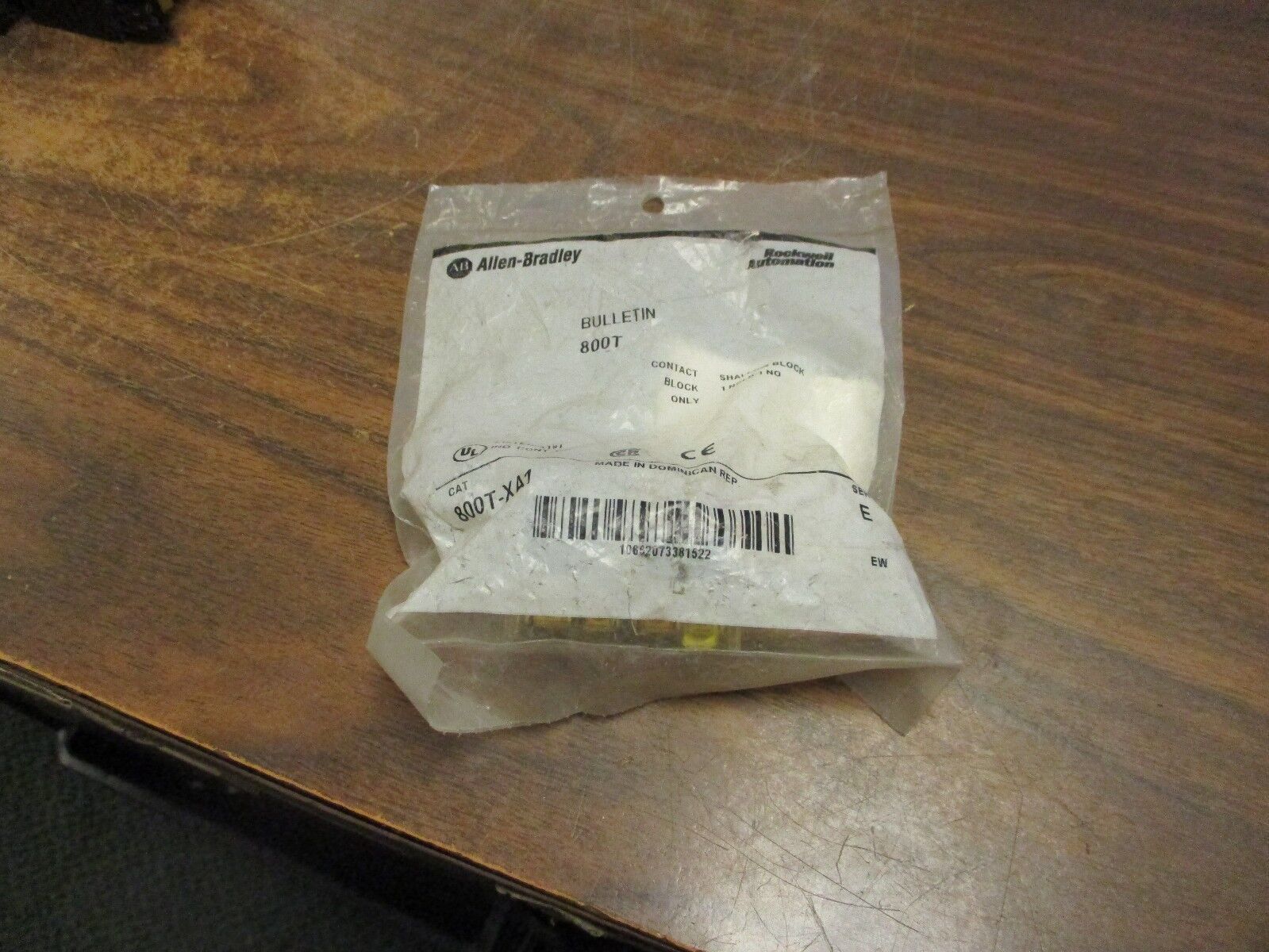 Allen-Bradley Shallow Contact Block 800T-XA1 Ser E New Surplus