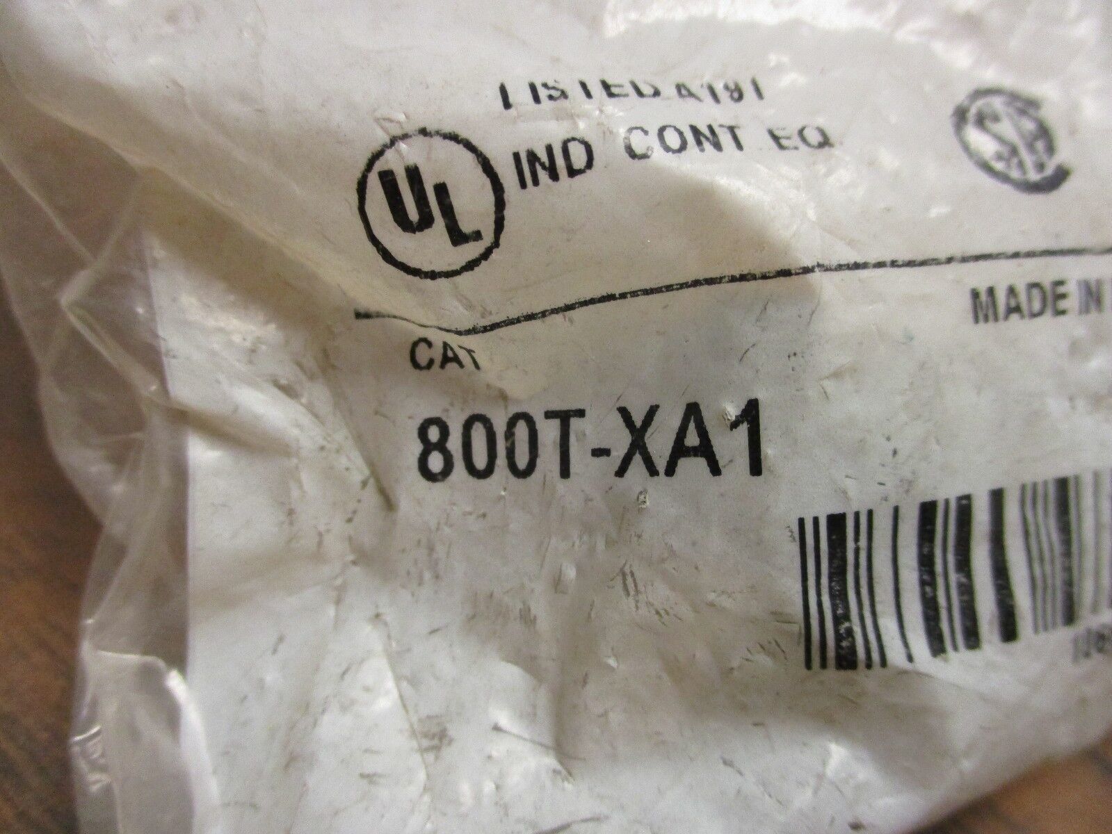 Allen-Bradley Shallow Contact Block 800T-XA1 Ser E New Surplus