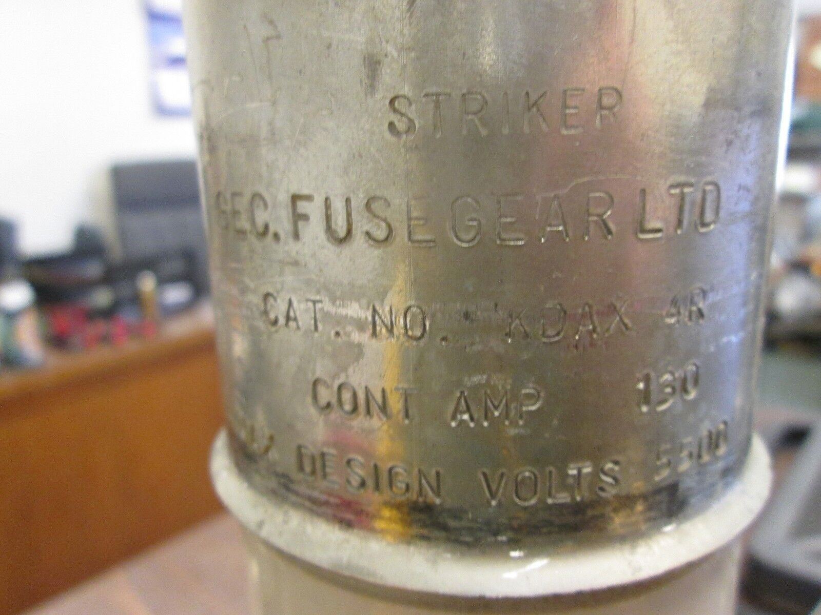 GEC High Voltage Fuse KDAX 4R 130A 5.5KV Used