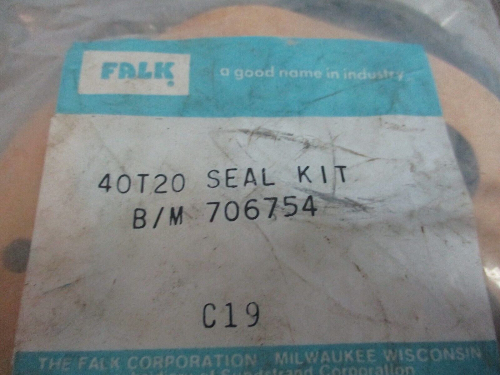 Falk 40T20 Seal Kit 706754 New Surplus