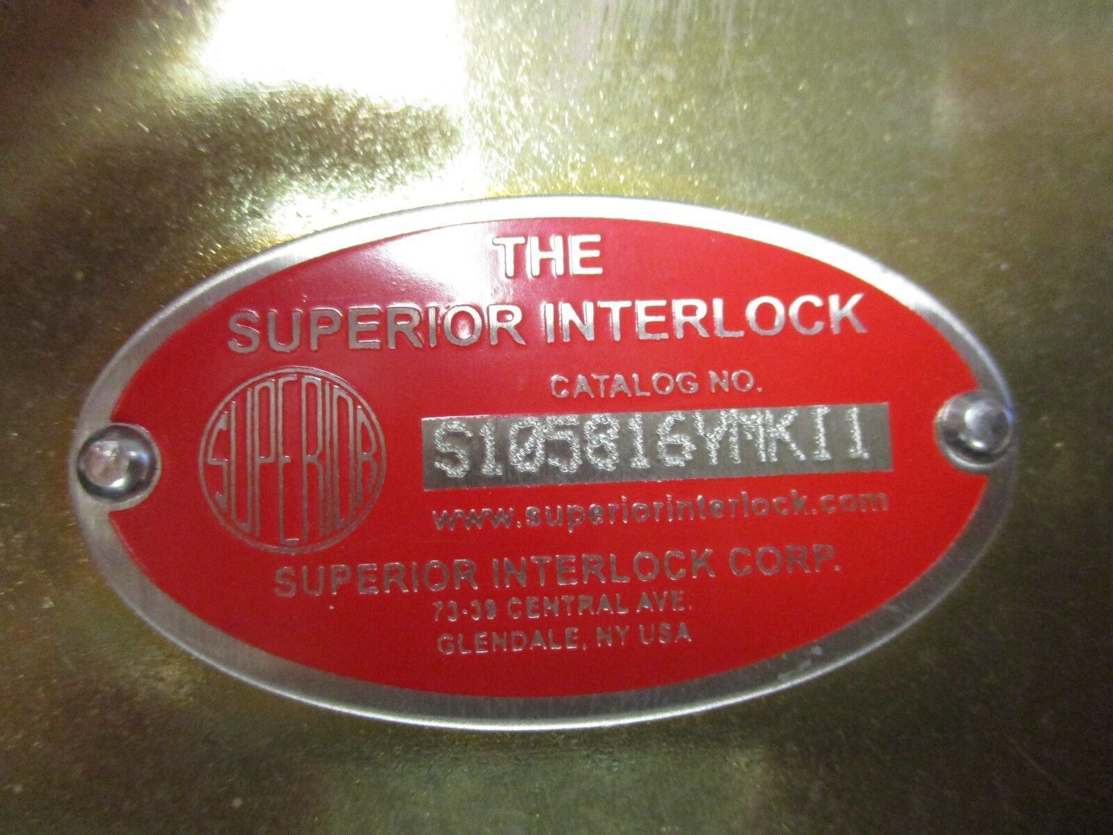 Superior Electrically Held Interlock S105816YMKI1 Stab Length: 1-15/16" - 2-3/4"