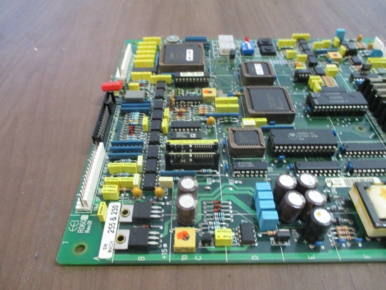 EEI Frequency Converter Main Board R060 Rev. 01 SW MACH: 255 & 230 Used
