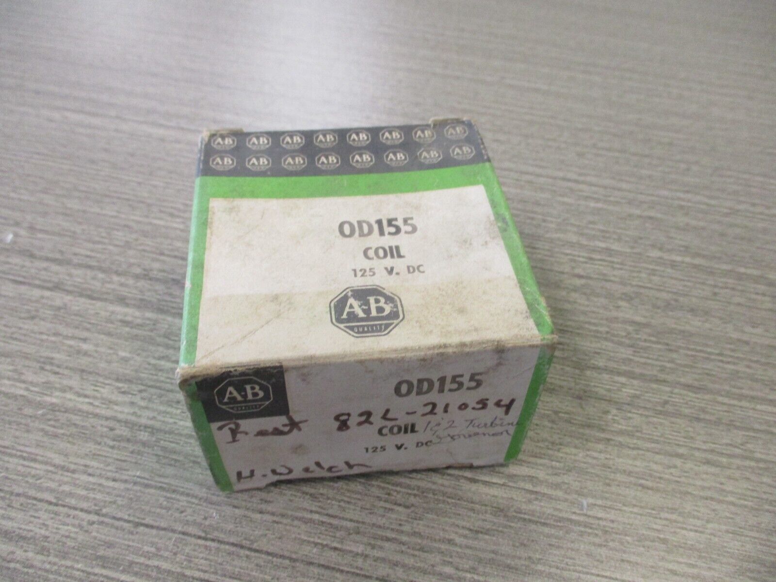 Allen-Bradley Magnetic Coil 0D155 125VDC *New Surplus*
