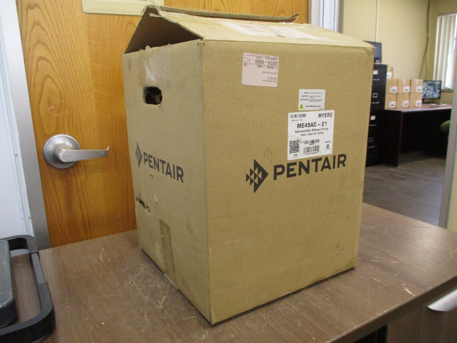 Pentair Myers Submersible Effluent Pump ME45AC-21 1/2" 230V 87GPM 44Ft Head