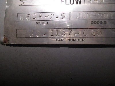 Burgess-Aarding WSDA-2.5 Industrial Silencer 66-1137-00 *Some Shelfwear*