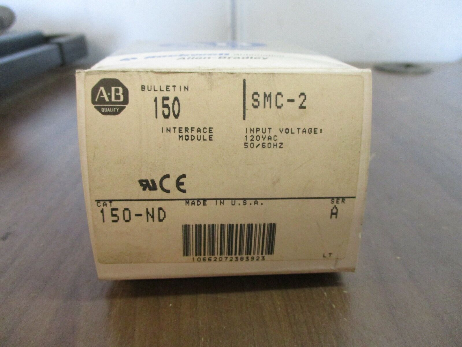 Allen-Bradley SMC-2 Interface Module 150-ND Ser. A 120V 50/60Hz New Surplus