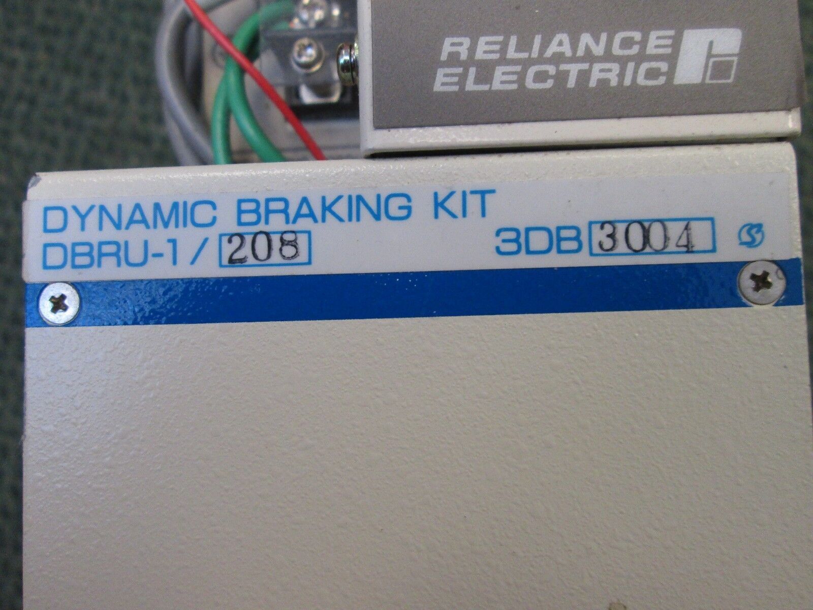 Reliance Brushless AC Servo Drive 3RA2001 HR 2000 Series w/ Dynamic Braking Kit